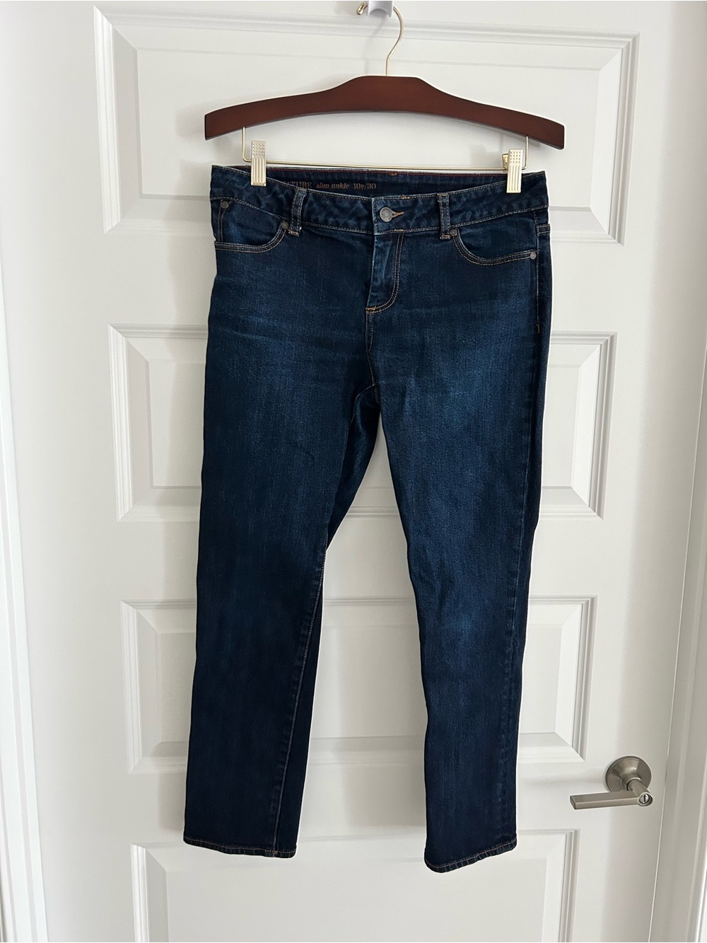 Talbots Slim Ankle Pants Dark Blue Size 10P Petite